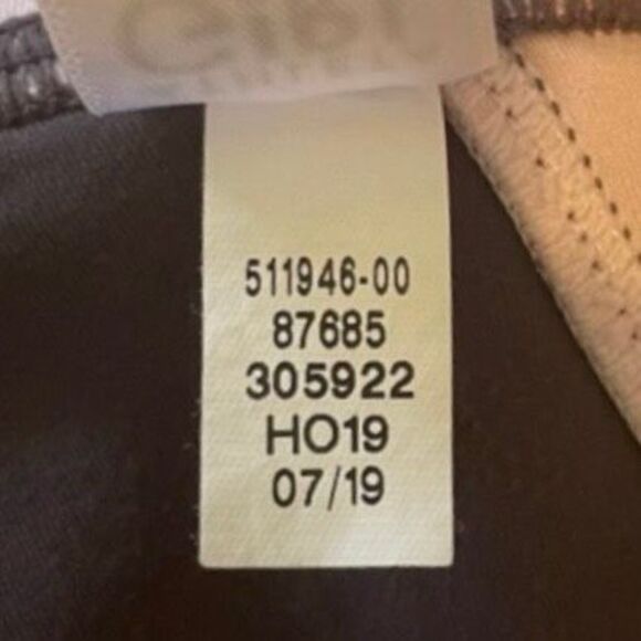 Athleta Girl Elevated High Rise Leggings Grey Pink Tight Workout Athletic 14 - Picture 6 of 8